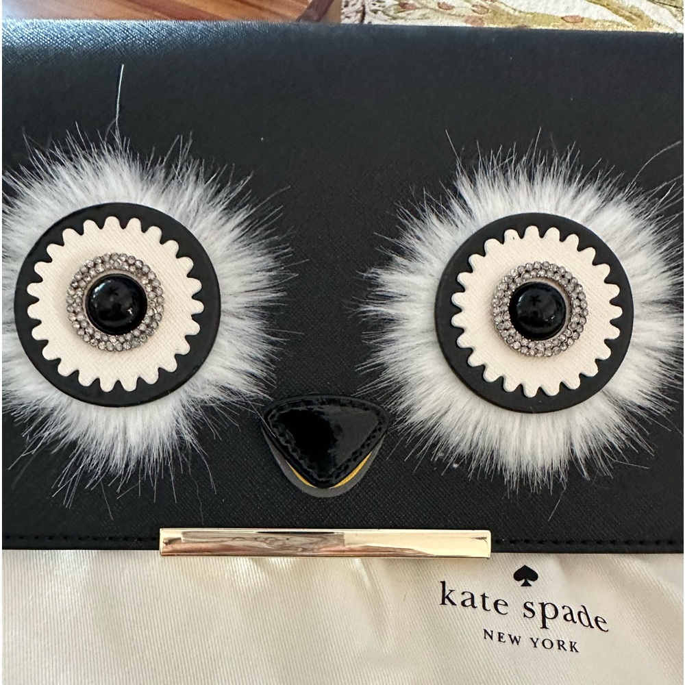 Kate Spade make it mine penguin snap flap